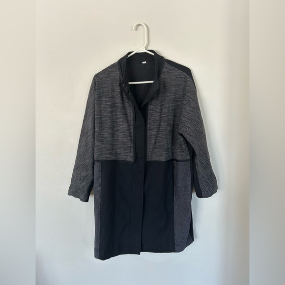 Lululemon Cocoon Car Coat Black Size M - Picture 3 of 13